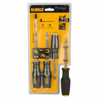 Kit 4 chaves punho (fendas e PH) refª DWHT62054-0 DEWALT Kit 4 chaves punho (fendas e PH) refª DWHT62054-0 DEWALT