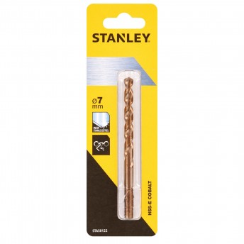 Broca de Cobalto HSS-E ø 7mm refª STA50122-QZ STANLEY Broca de Cobalto HSS-E ø 7mm refª STA50122-QZ STANLEY