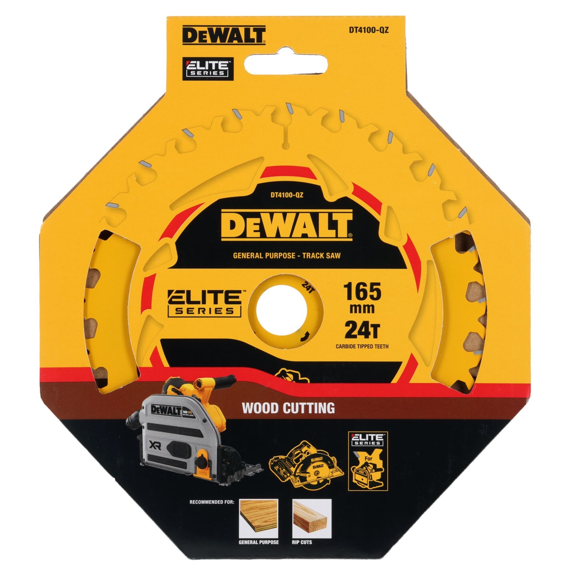 Lâmina para Serra Circular XR 165x20mm 24D refª DT4100-QZ DEWALT