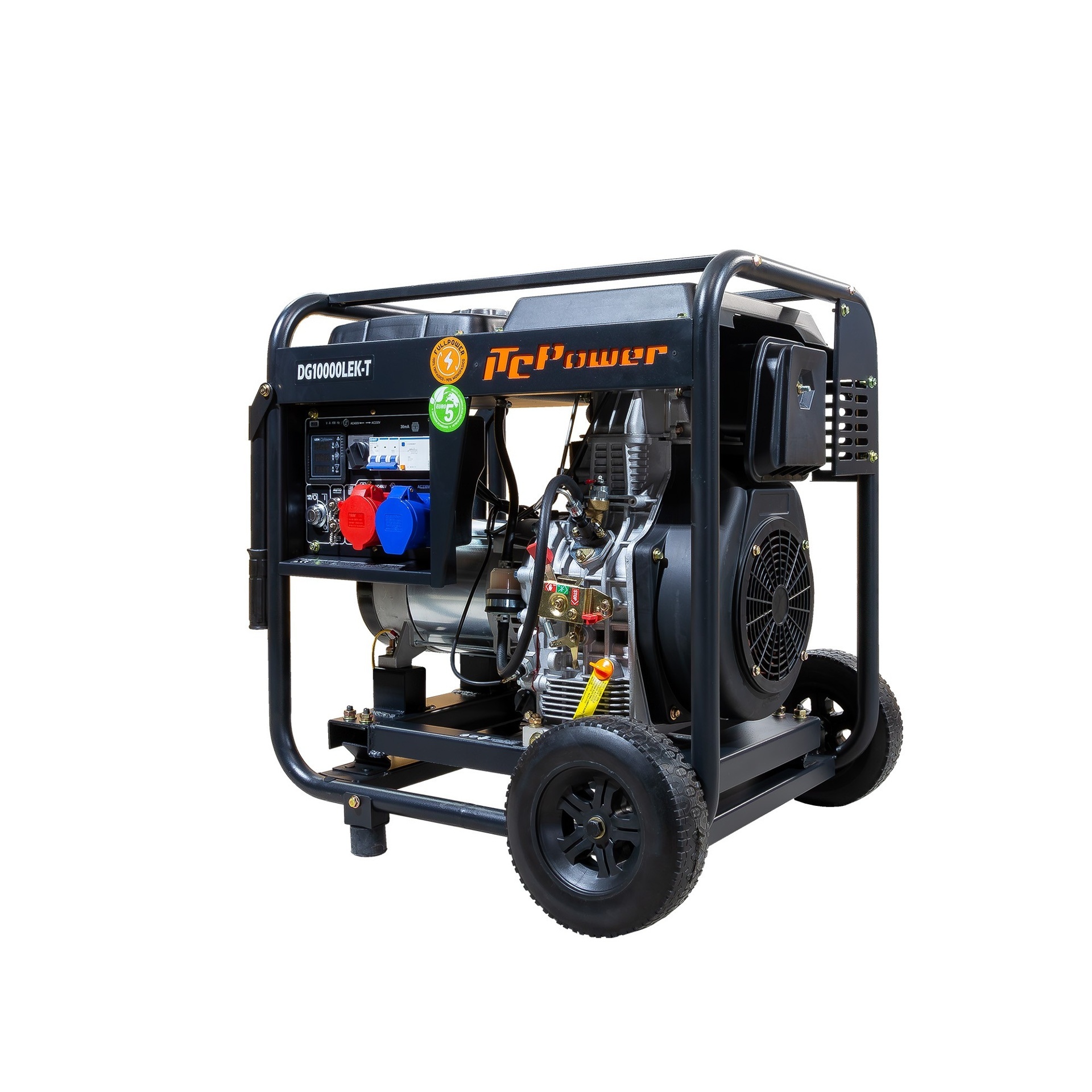 Gerador Diesel Mono/Trifásico 7.6kW / 10,6 kVA refª DG10000LEKT ITCpower