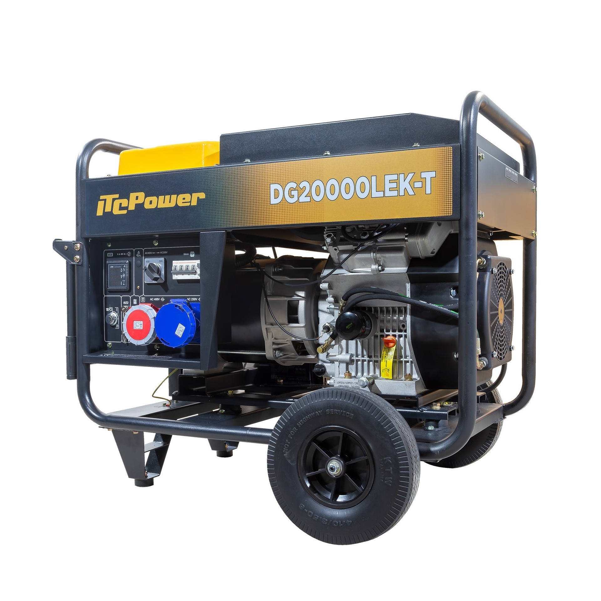 Gerador Diesel Mono/Trifásico 14kW / 18.8kVA refª DG20000LEKT ITCpower