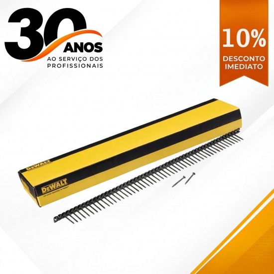 Parafusos em tira rosca fina para pain�is de Gesso PH2 3.5x25mm ref� DWF500025F DEWALT