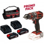 Aparafusadora TP-CD 18/50 Li Brushless + (2) x starter kit 2.5Ah + mala ref� 5120233036 EINHELL