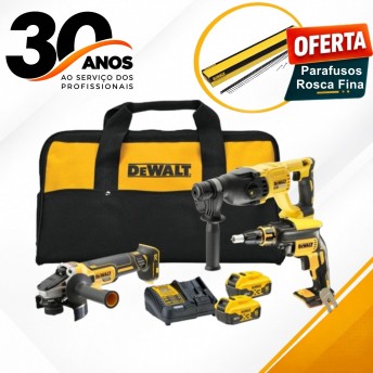 KIT Aparafusadora [DCF620] + Rebarbadora [DCG405] +Martelo [DCH133] + 2x5.0Ah + carregador + Oferta 