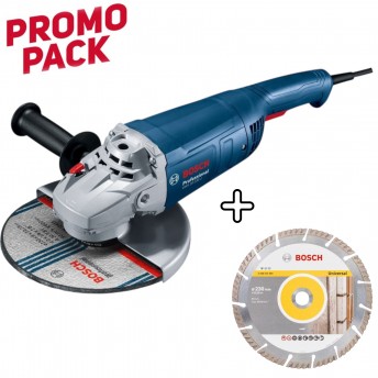 Rebarbadora GWS 20-230 J Professional + Disco diamantado 230mm refª 06018C1302_2608615065 BOSCH Rebarbadora GWS 20-230 J Professional + Disco diamantado 230mm refª 06018C1302_2608615065 BOSCH