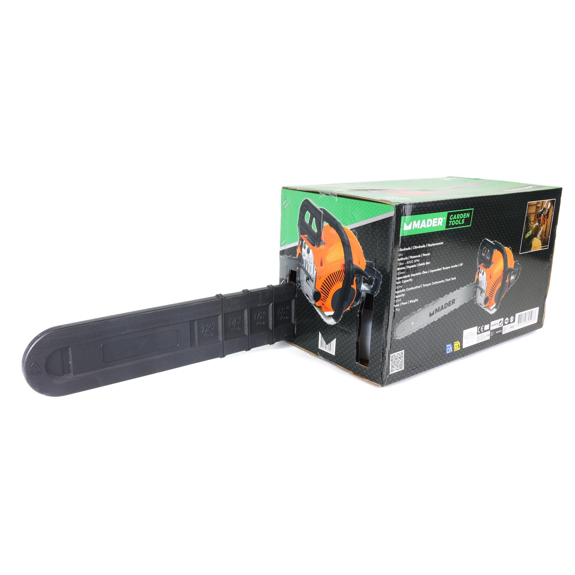 Motosserra, 52cc, 18, Arranque Suave refª 69503 MADER