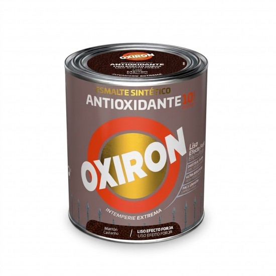 Esmalte Sintético Liso Forja Castanho 0.75L refª 5984560 OXIRON Esmalte Sintético Liso Forja Castanho 0.75L refª 5984560 OXIRON