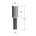 Fresa reta 12mm Encabadouro 12mm refª D-10198 MAKITA Fresa reta 12mm Encabadouro 12mm refª D-10198 MAKITA