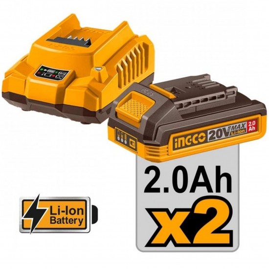Kit Aparafusadora 20V + Serra 76mm  + 2 Bat 2A + Carregador + mala e acess�rios ref� CKLI20255E IngC