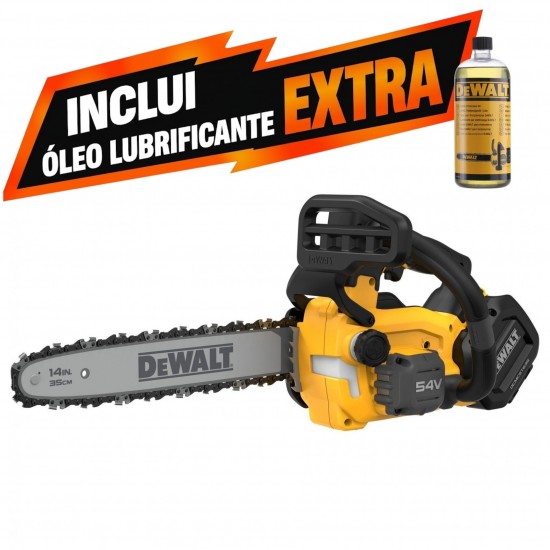 Electrosserra poda 35cm 54V XR Flexvolt Solo + �leo Lubrificante P/Serras 1L ref� DCMCST635N-XJ_P1 D