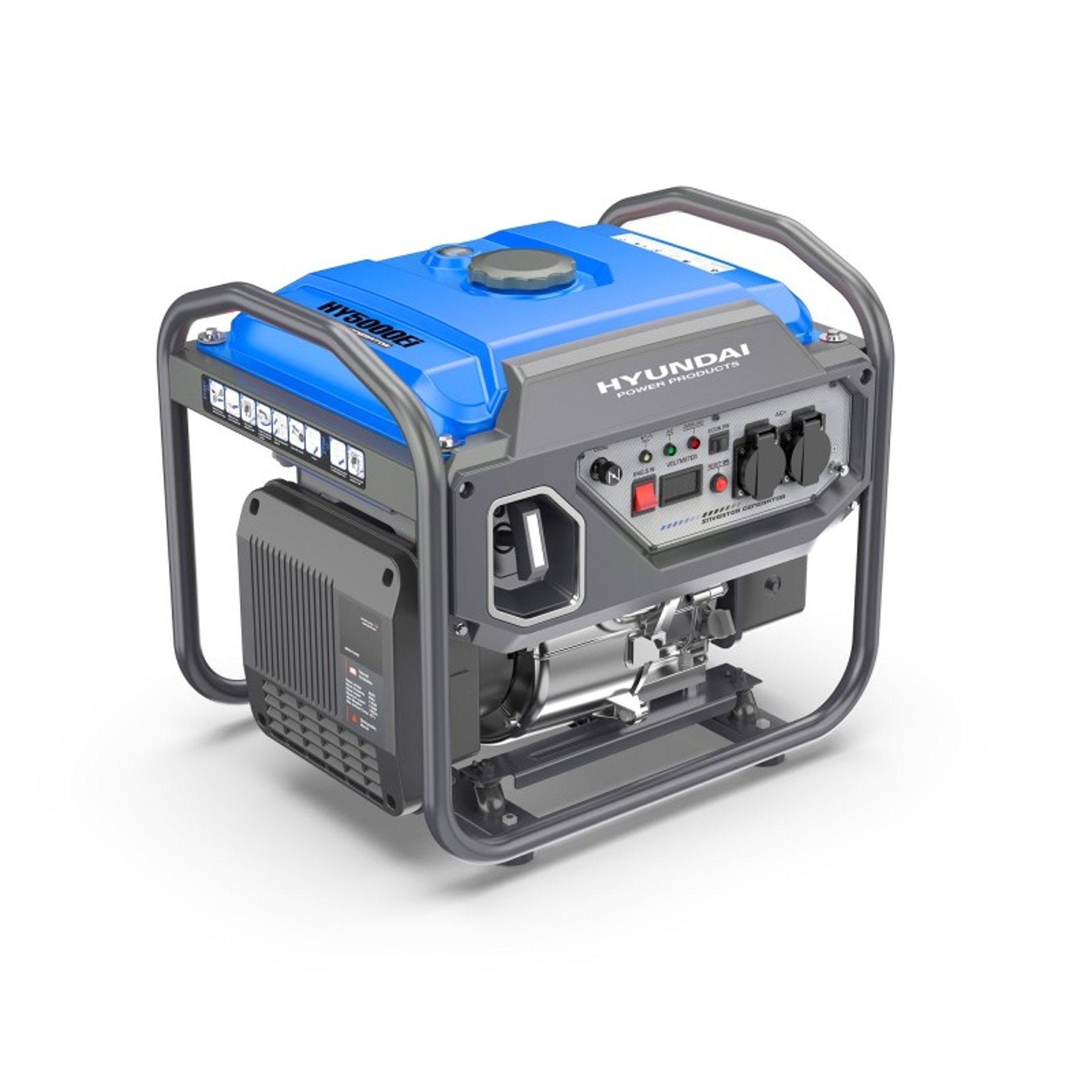 Gerador Inverter Gasolina Monofásico 5KW refª HY5000Ei Hyundai
