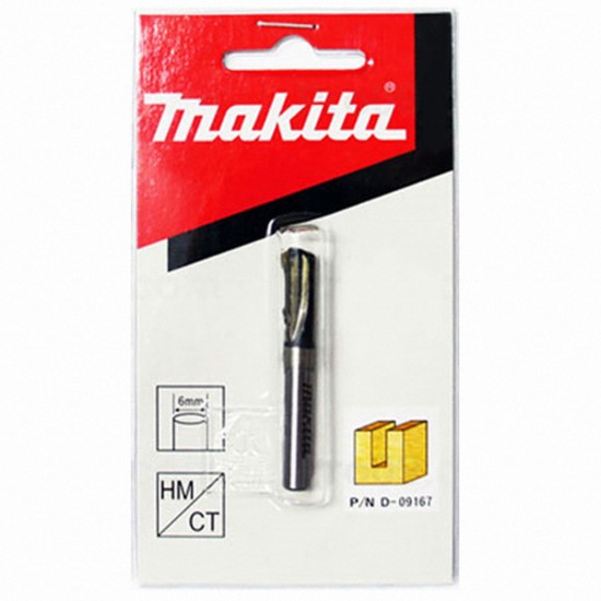 Fresa reta 6mm encabadouro 6mm ref� D-09167 MAKITA