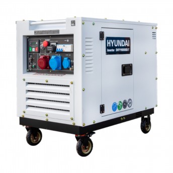 Gerador Diesel Silencioso 8.5kW/10.6kVA trif/mono�sico ref� DHY11000SEI-T HYUNDAI