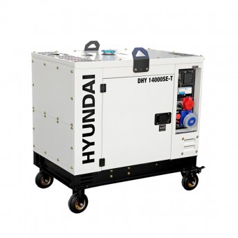 Gerador diesel silencioso 13.8KvA tri/monof�sico ref� DHY14000SE-T HYUNDAI