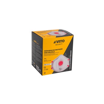 Conjunto de 12 m�scaras de prote��o com v�lvula ffp2 ref� VIC823VP2C VITO